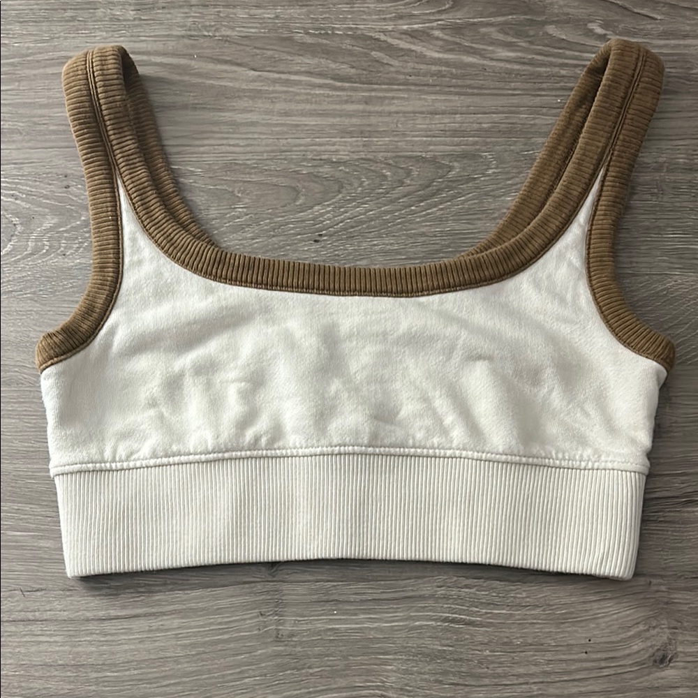 Madewell MWL Terry Ribbed Bralette Size Small